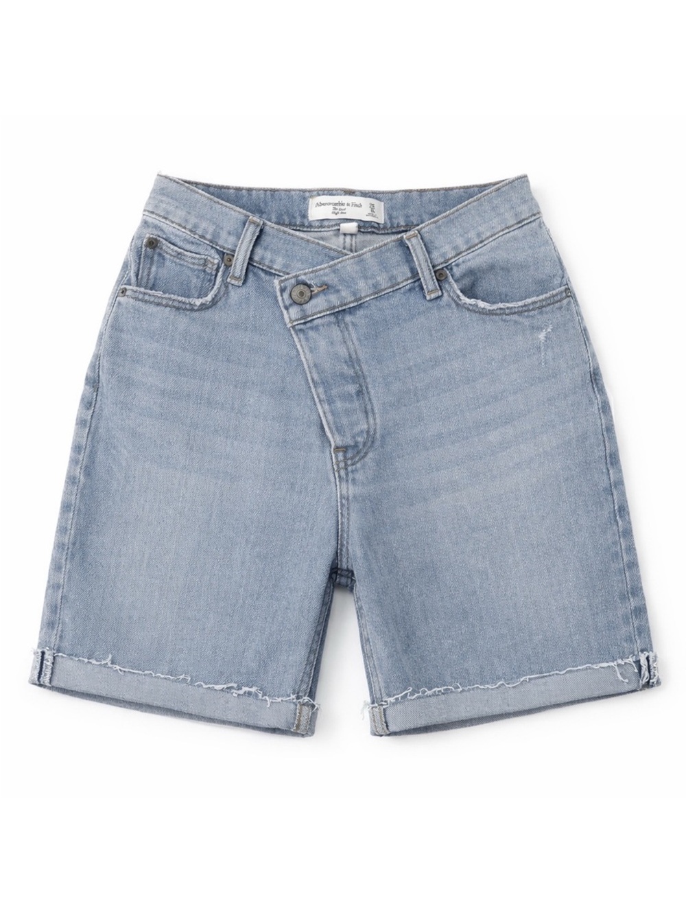 Abercrombie & Fitch Curve Love High-Rise Dad Shorts - Size 25